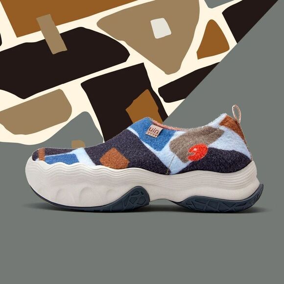 UIN Women's Walking Shoes Slip On Sneaker (COLORED STONE TRACK TOLEDO V) No Box - Picture 5 of 11